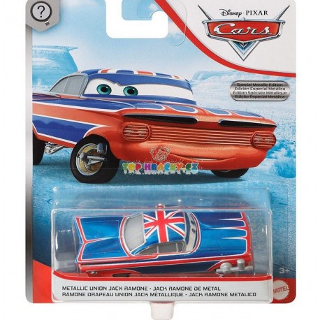 Disney Pixar Cars metalický union Jack Ramone