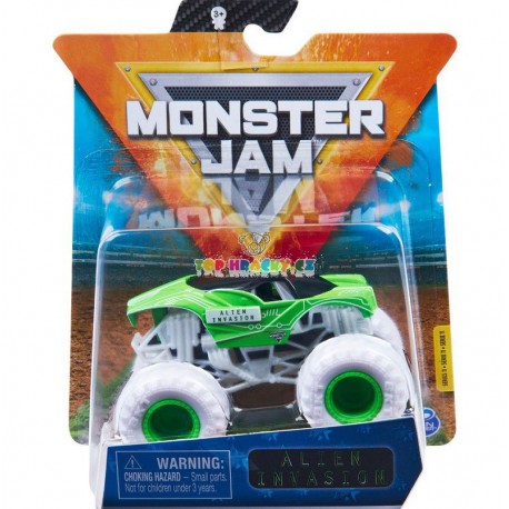 Monster Jam Sběratelská auta Die-Cars auta Alien Invasion 1:64