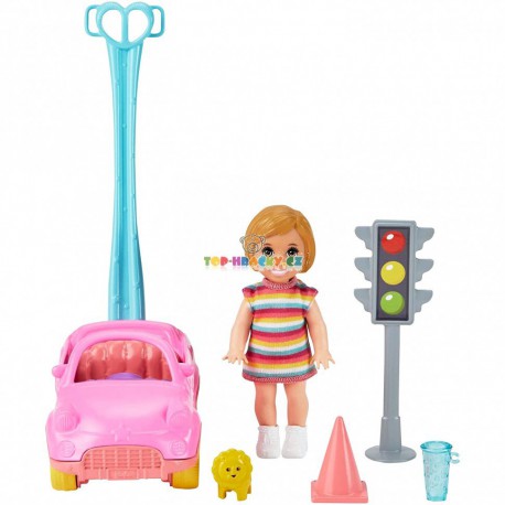 Barbie Příběh z deníku chůvy set Auto