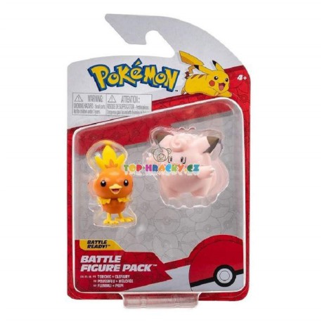 Pokémon Battle sběratelské figurky Torchic a Clefairy