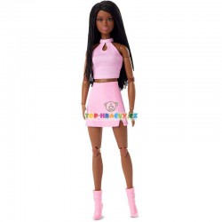 Barbie Looks 21 s copánky v růžovém outfitu