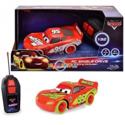 RC Cars Blesk McQueen Single Drive Glow Racers 1:32, 1kan