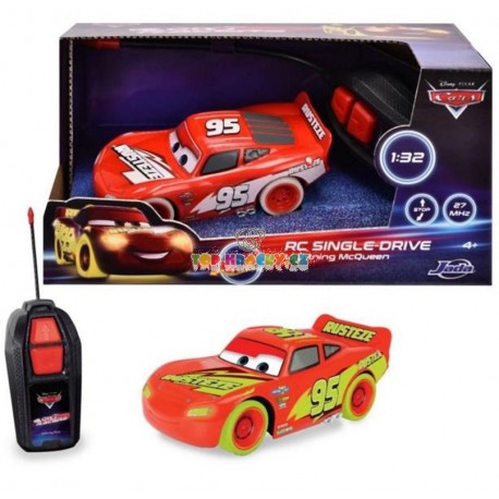 RC Cars Blesk McQueen Single Drive Glow Racers 1:32, 1kan