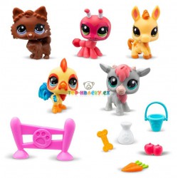 Littlest Pet Shop farma 5 zvířátek kozlík, mravenec .....