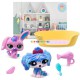 Littlest Pet Shop Petfluenceři pudl 48 a králík 49